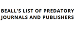 BEALL'S LIST OF PREDATORY JOURNALS AND PUBLISHERS